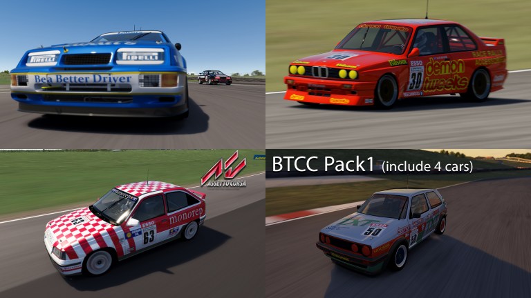 AC – BTCC Pack1 (include 4 cars) – – Tommy78